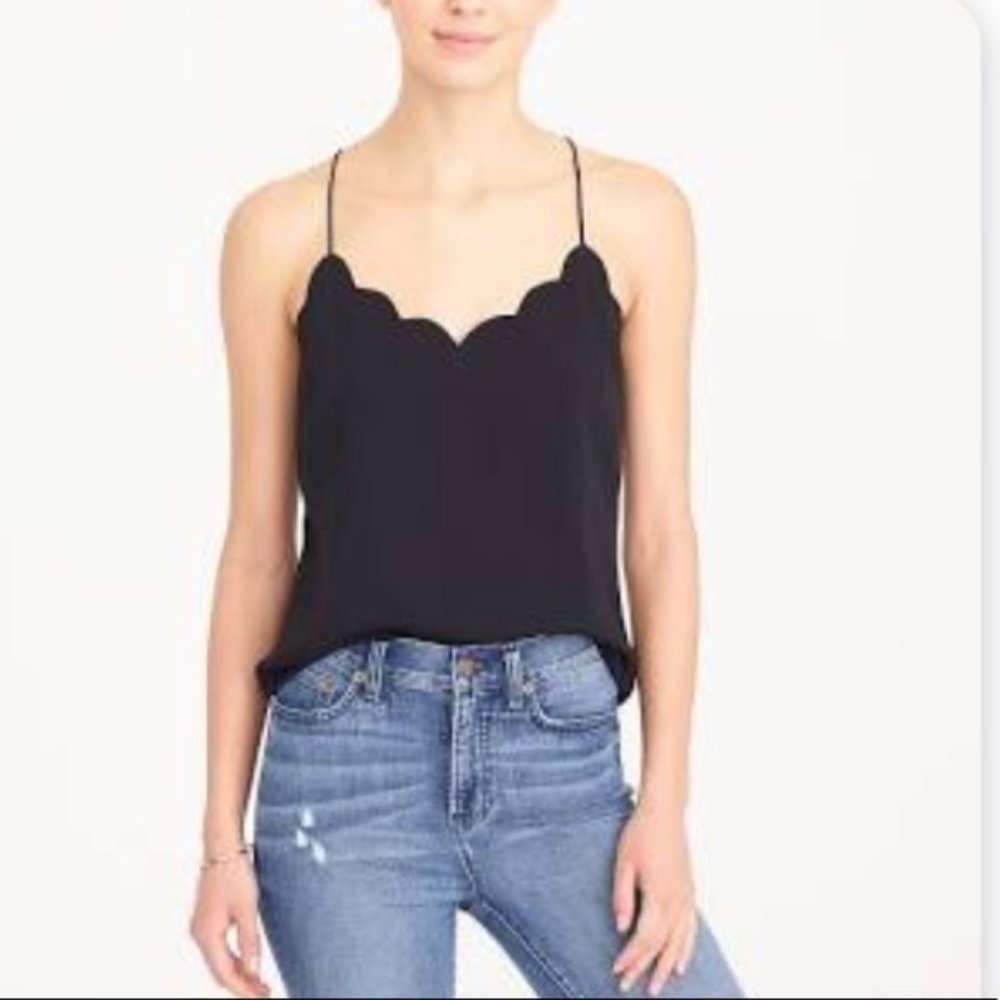 J.Crew scalloped cami (NWOT)